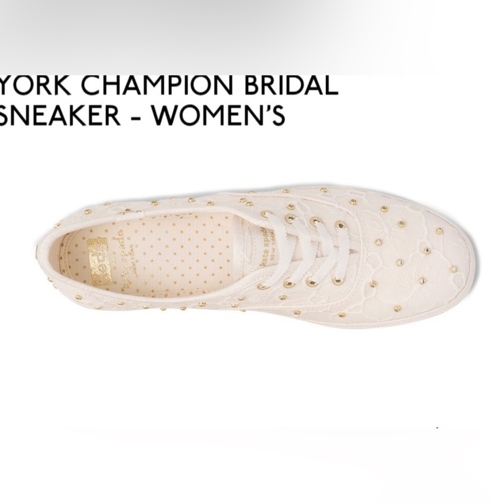 Kate Spade Championship Bridal Women’s Keds, Size 8.5 NWOT!